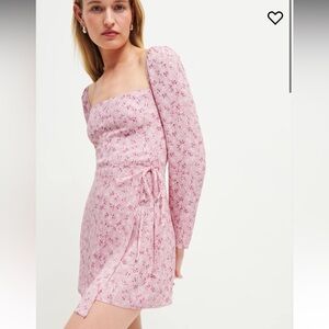 NWT Reformation Rosalie Dress in color Baby’s Breath size 8